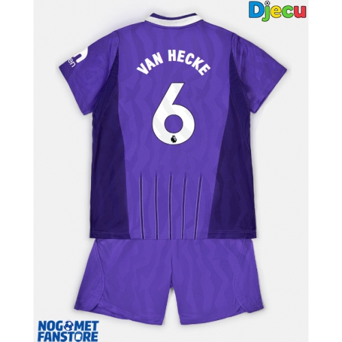 Tottenham Hotspur Jan Paul van Hecke #6 Rezervni Dres za djecu 2026-27 Kratak Rukav (+ Kratke hlače)